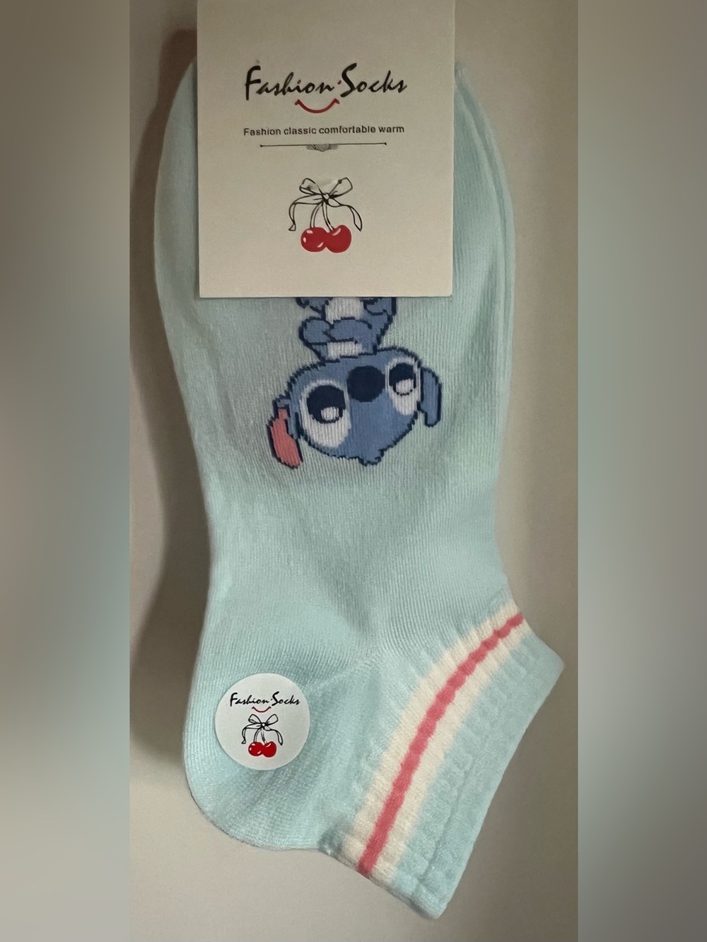 Fashion Ankle Socks - Light Blue